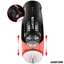 JAMYJOB - MASTURBADOR AUTOMÁTICO DE VAGINA CYCLONE 10 MODOS DE SUCÇÃO E IMPULSO