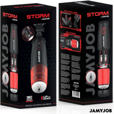 JAMYJOB - MASTURBADOR AUTOMÁTICO DE VAGINA CYCLONE 10 MODOS DE SUCÇÃO E IMPULSO