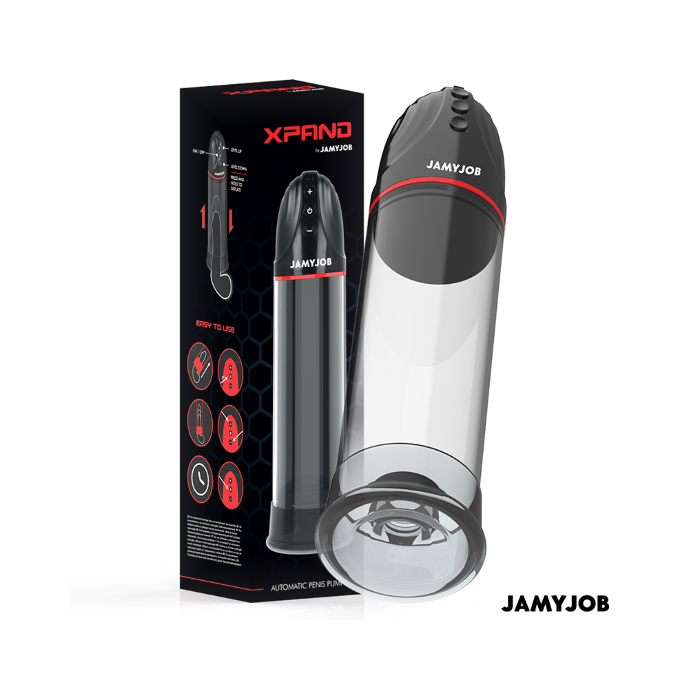 JAMYJOB - BOMBA AUTOMÁTICA XPAND 3 NÍVEIS DE SUCÇÃO CINZA