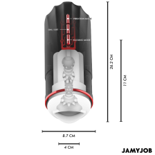 JAMYJOB - MEGABITE MASTURBATORE AUTOMATICO PER LA BOCCA 5 MODALITÀ DI ASPIRAZIONE E VIBRAZIONE