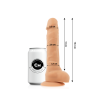 COCK MILLER - DILDO REALISTA DE SILICONE DENSIDADE ARTICULÁVEL CARNE 19,5 CM