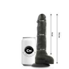 COCK MILLER - GODE RÉALISTE SILICONE DENSITÉ ARTICULABLE NOIR 19,5 CM