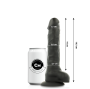 COCK MILLER - DILDO REALISTICO IN SILICONE DENSITÀ ARTICOLABILE NERO 19,5 CM