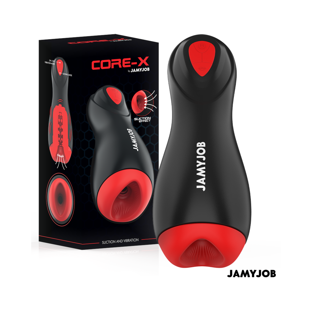 JAMYJOB - MASTURBATEUR AUTOMATIQUE CORE-X 5 MODES D'ASPIRATION ET DE VIBRATION