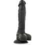 COCK MILLER - DILDO REALISTA SILICONE DENSIDADE ARTICULÁVEL PRETO 19,5 CM