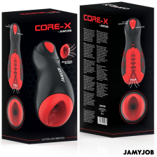 JAMYJOB - CORE-X AUTOMATISCHER MASTURBATOR 5 SAUGBAND VIBRATIONSMODI