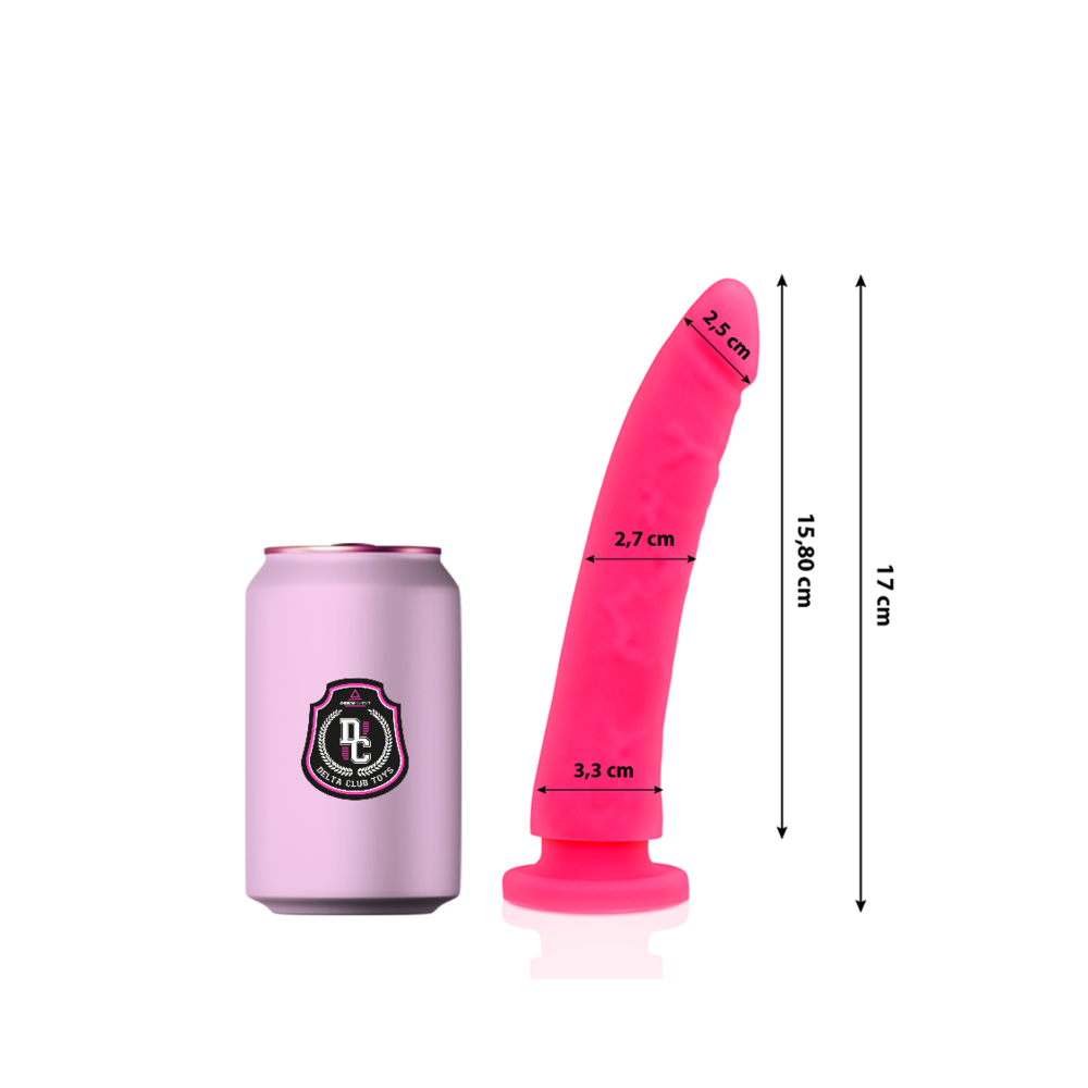 DELTA CLUB - TOYS DONG ROSA SILICONE 17 CM -O- 3 CM