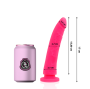 DELTA CLUB - TOYS DONG ROSA SILICONE 17 CM -O- 3 CM