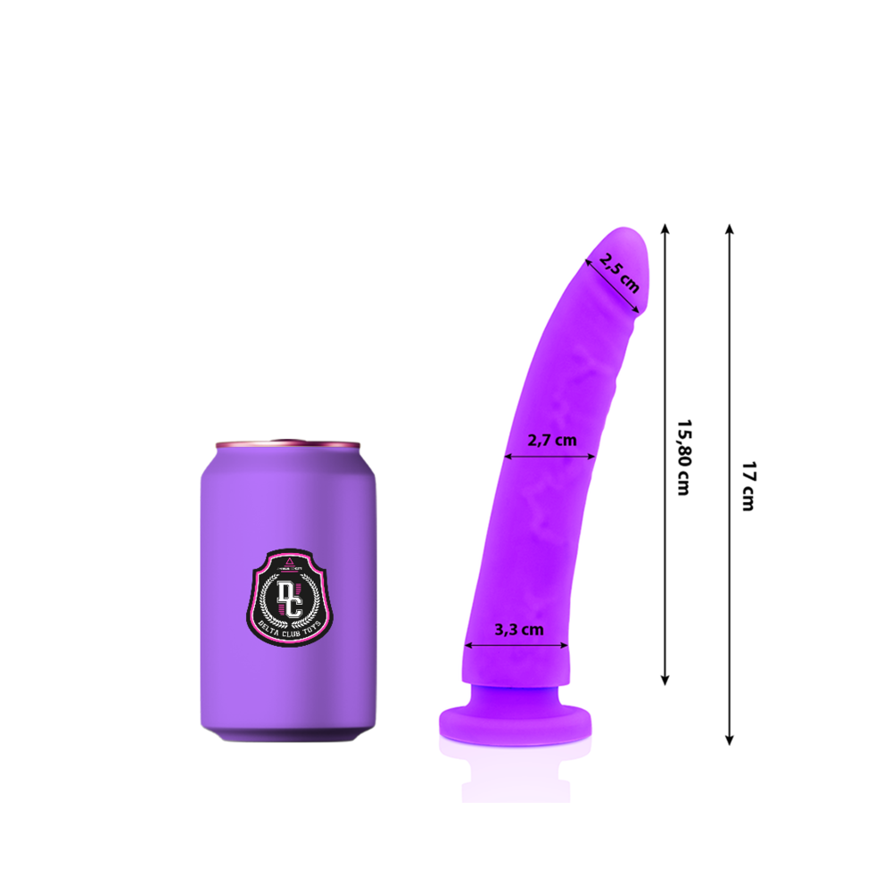 DELTA CLUB - TOYS DONG LILA SILIKON 17 CM -O- 3 CM