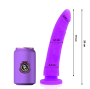 DELTA CLUB - JOUETS DONG VIOLET SILICONE 20 CM -O- 4 CM