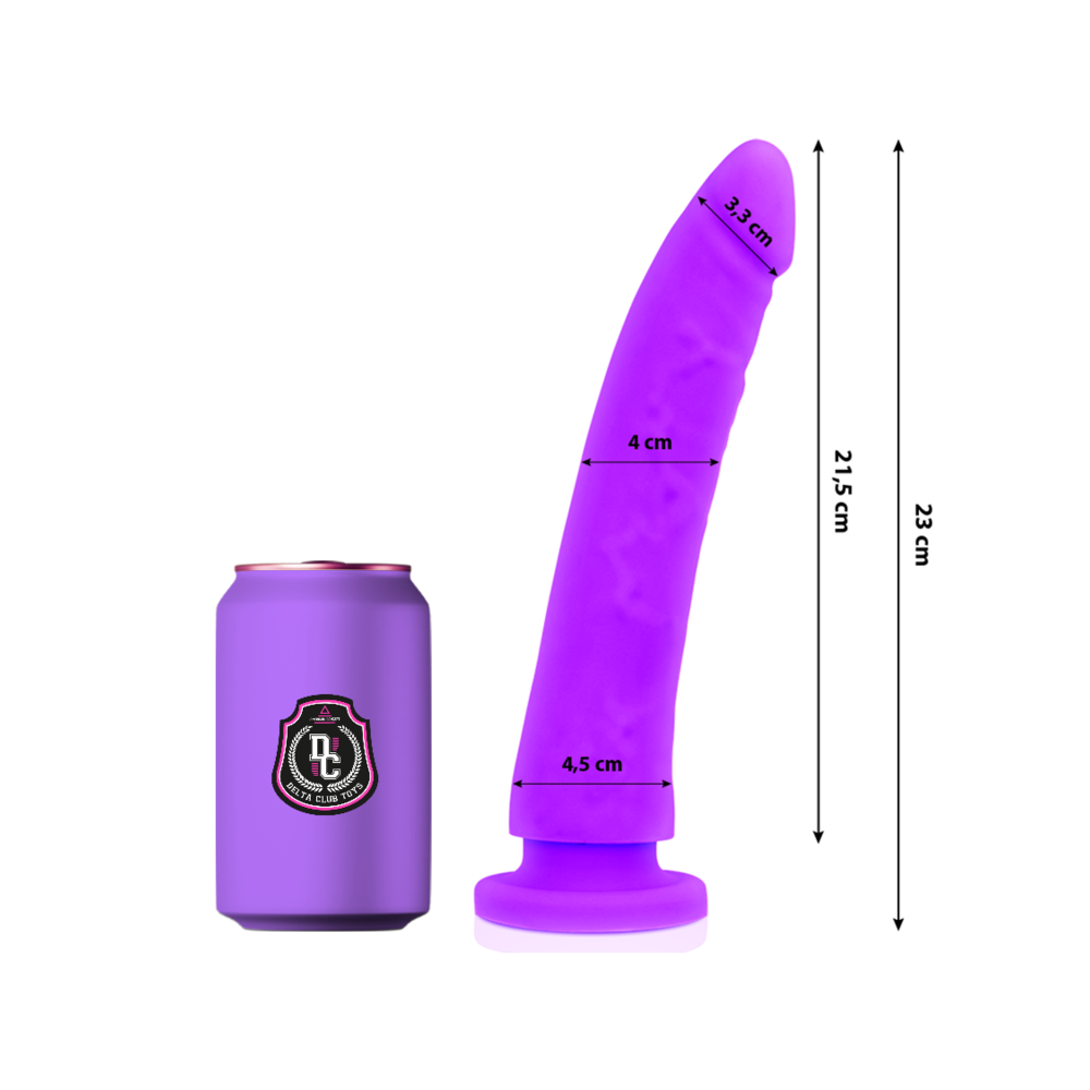 DELTA CLUB - TOYS DONG LILA SILIKON 23 CM -O- 4.5 CM