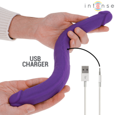 INTENSE - GUNTER DILDO DOPPIO VIBRATORE 40 CM VIOLA TELECOMANDO