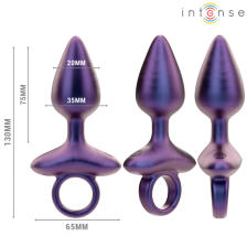 INTENSE - MICHAEL VIBRATING ANAL PLUG MODELO 2 CONTROLE REMOTO