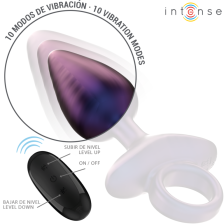 INTENSE - MICHAEL VIBRATING ANAL PLUG MODELO 2 CONTROLE REMOTO