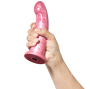 HERSPOT FLESHLIGHT - GODE COURBÉ ROSE DORÉ L