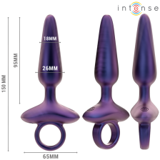 INTENSE - MARLON PLUG ANAL VIBRANT MODÈLE 4 TÉLÉCOMMANDE