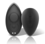 BLACK&SILVER - CULOTTE VIBRANTE RECHARGEABLE EN SILICONE PRESTON NOIRE