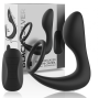 BLACK&SILVER - MASSEUR ANAL TÉLÉCOMMANDE RECHARGEABLE SILICONE NOIR