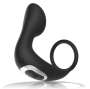 BLACK&SILVER - ANALMASSAGER MIT FERNBEDIENUNG, WIEDERAUFLADBARES SILIKON SCHWARZ