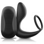 BLACK&SILVER - REMOTE CONTROL ANAL MASSAGER RECHARGEABLE SILICONE BLACK