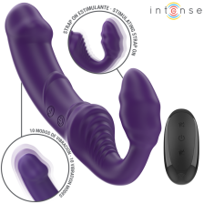 INTENSE - JILL DOPPIO VIBRATORE 20 CM TELECOMANDO VIOLA