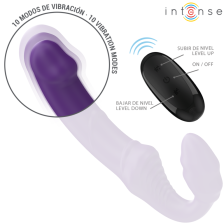 INTENSE - JILL DOUBLE VIBRATEUR 20 CM TÉLÉCOMMANDE VIOLET