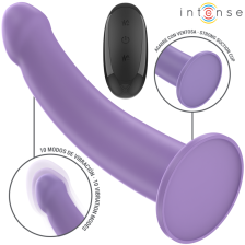 INTENSE - EDDIE VIBRATEUR 17,5 CM 10 VIBRATIONS VIOLET TÉLÉCOMMANDE