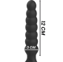 BLACK&SILVER - DILATATEUR ANAL PUISSANT EN SILICONE BOB