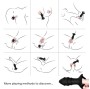 ARMONY - VIBRADOR DE DEDO KYLIN E CONTROLE REMOTO DE PLUG ANAL PRETO