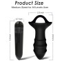ARMONY - VIBRADOR DE DEDO KYLIN E CONTROLE REMOTO DE PLUG ANAL PRETO