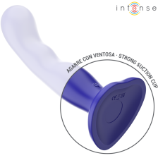 INTENSE - SHORTY VIBRATOR MIT SAUGNÄPFEN BLAU FERNBEDIENUNG