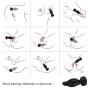 ARMONY - VIBRADOR E PLUG ANAL CONTROLE REMOTO PRETO