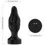ARMONY - VIBRADOR E PLUG ANAL CONTROLE REMOTO PRETO