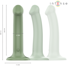 INTENSE - BECCA VIBRATOR MIT SAUGNÄPFEN 10 VIBRATIONEN GRÜN FERNBEDIENUNG