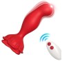 ARMONY - VIBRADOR ROSA E PLUG ANAL CONTROLE REMOTO VERMELHO