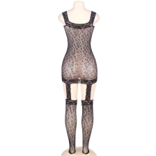 QUEEN LINGERIE - BODYSTOCK STILE LEOPARDO S/L