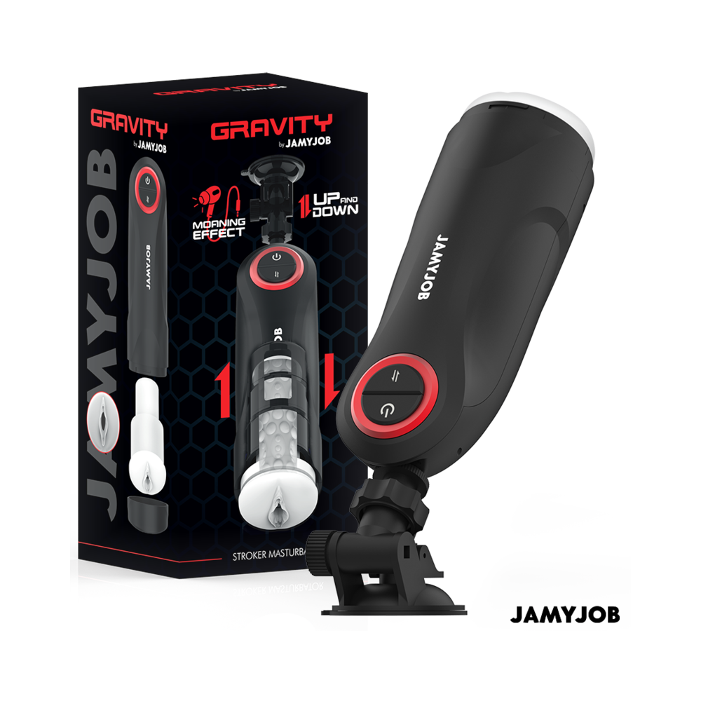 JAMYJOB - AUTOMATISCHER VAGINA-MASTURBATOR MIT GRAVITY-FUNKTION, 5 SAUGMODI