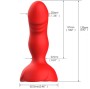 ARMONY - EXTREME A BLOOM VIBRADOR ROSE E PLUG ANAL CONTROLE REMOTO VERMELHO