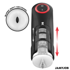 JAMYJOB - MASTURBADOR AUTOMÁTICO DE VAGINA POR GRAVIDADE 5 MODOS DE SUCÇÃO