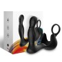 ARMONY - VIBRATORE SURROUND ANALE E STIMOLATORE TESTICOLO E ANELLO TELECOMANDO NERO