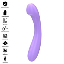 INTENSE - BECKY VIBRADOR 19 CM AQUECÍVEL 7 VIBRAÇÕES ROXO