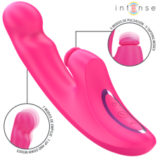 INTENSE - EMI VIBRATOR 13.5 CM MULTIFUNCTION 3 IN 1 10 VIBRATIONS PINK