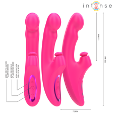 INTENSE - EMI VIBRATOR 13,5 CM MULTIFUNKTION 3 IN 1 10 VIBRATIONEN ROSA