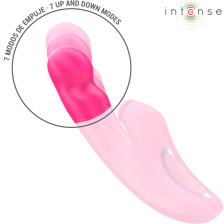 INTENSE - EMI VIBRADOR 13,5 CM MULTIFUNÇÃO 3 EM 1 10 VIBRAÇÕES ROSA