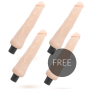 LOVECLONE - VIBRATEUR AUTOLUBRIFIANT RAGNAR 24.5 CM -O- 3.5 CM 3 +1 GRATUIT