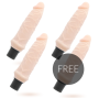 LOVECLONE - IVAR VIBRATORE AUTOLUBRIFICANTE 20 CM -O- 3.7 CM 3+1 IN OMAGGIO