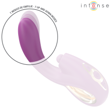 INTENSE - LALI MULTIFUNCIONAL VIBRADOR G-SPOT TAPPING & THRUST & VIBRATION ROXO