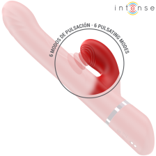 INTENSE - LELE MULTIFUNCIONAL VIBRADOR ROTATIVO & OSCILAÇÃO & ESTIMULAÇÃO VERMELHO