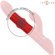 INTENSE - LELE MULTIFUNCIONAL VIBRADOR ROTATIVO & OSCILAÇÃO & ESTIMULAÇÃO VERMELHO