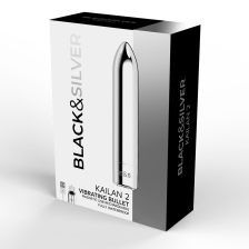 BLACK&SILVER - BULLET VIBRANTE KAILAN 2 ARGENTO